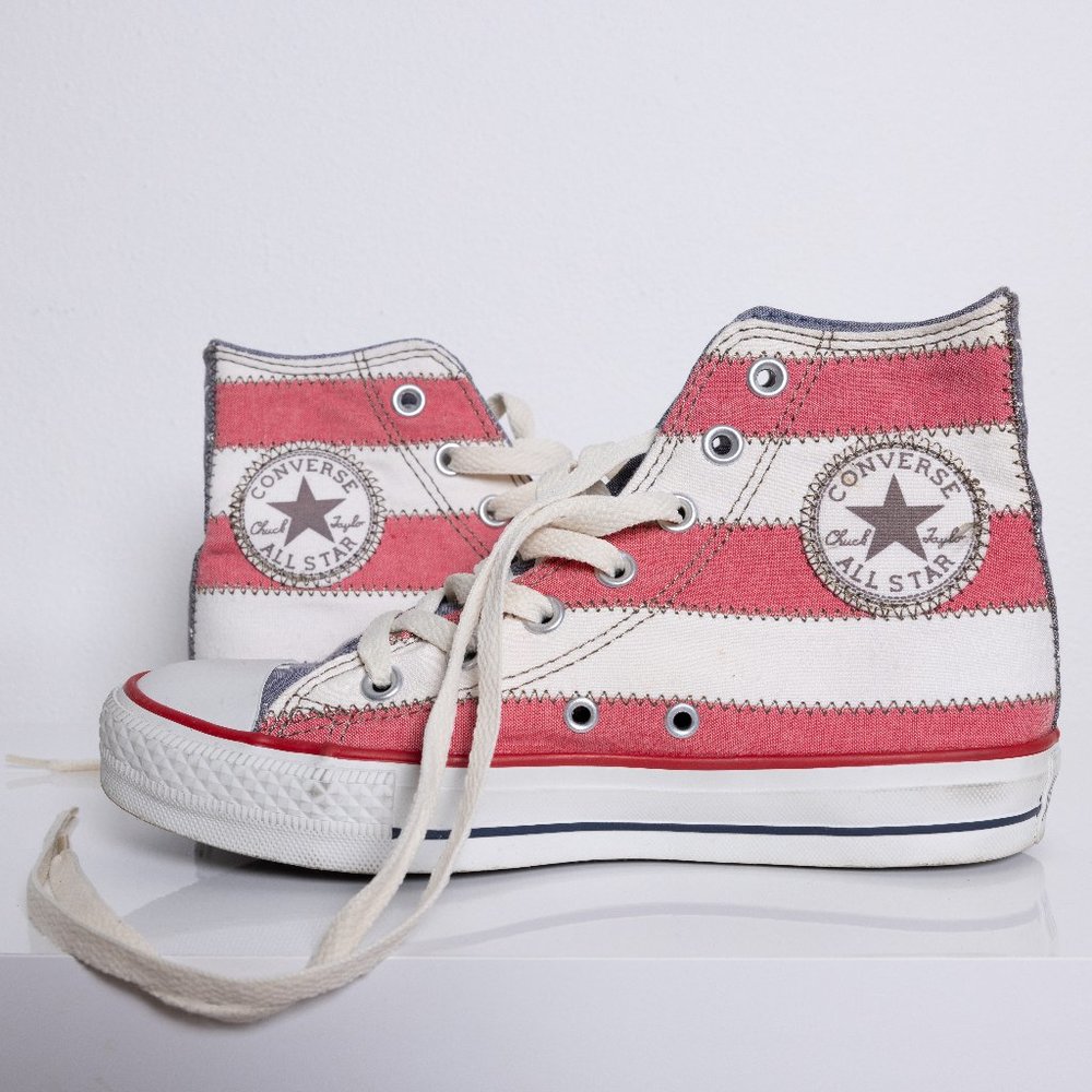 Converse RARE All Star American Flag Sneakers Sz 6.5 Womens